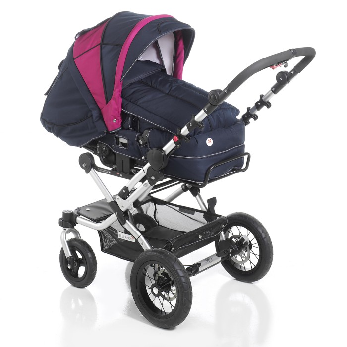Hauck_Bellano_Kombikinderwagen_marine_magenta