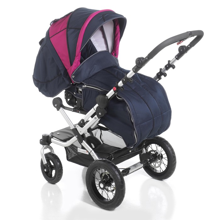 Hauck_Bellano_Kombikinderwagen_marine_magenta