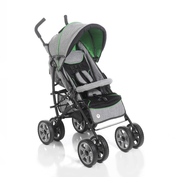 hauck_buggy_como_grau_melange_grün