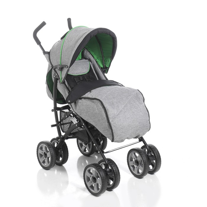 hauck_buggy_como_grau_melange_grün