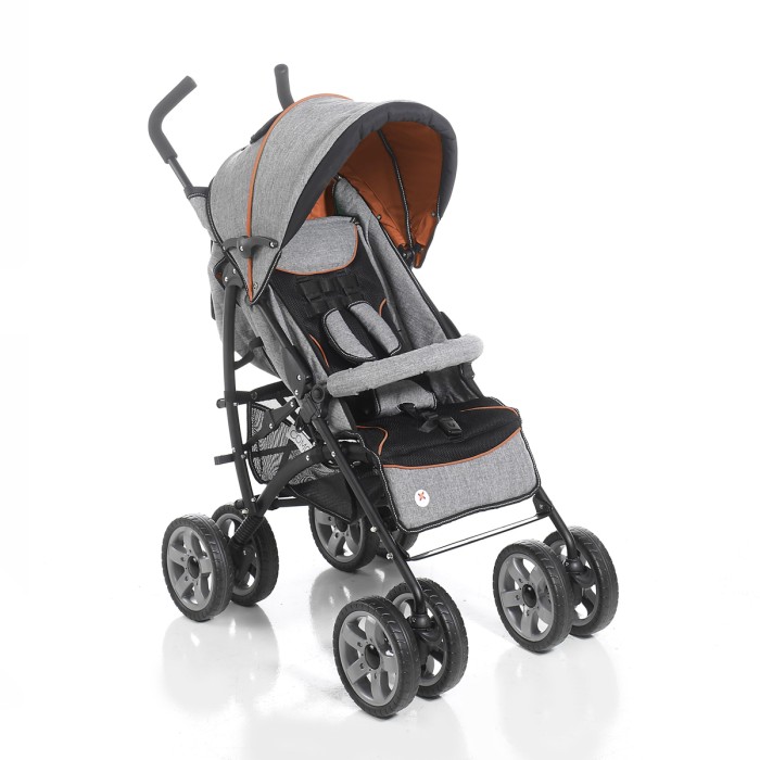 hauck_buggy_como_grau_melange_orange