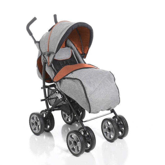 hauck_buggy_como_grau_melange_orange