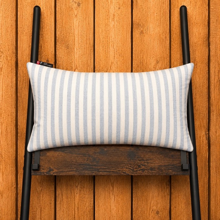 Gefülltes Kissen Streifen 60 x 26 cm natur