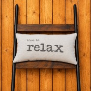 Gefülltes Kissen Relax 60 x 26 cm natur