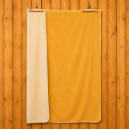 Wohndecke uni gelb 130 x 170 cm